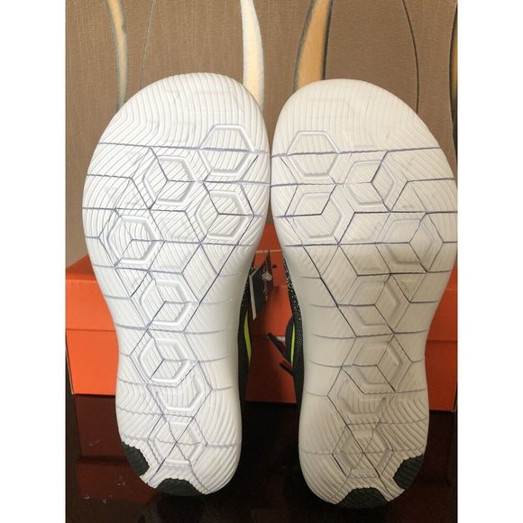 NIKE FLEX CONTACT (GS) GREEN VOLT SNEAKERS SIZE: 5.5 YOUTH (917932-001) (A430) - Picture 4 of 4